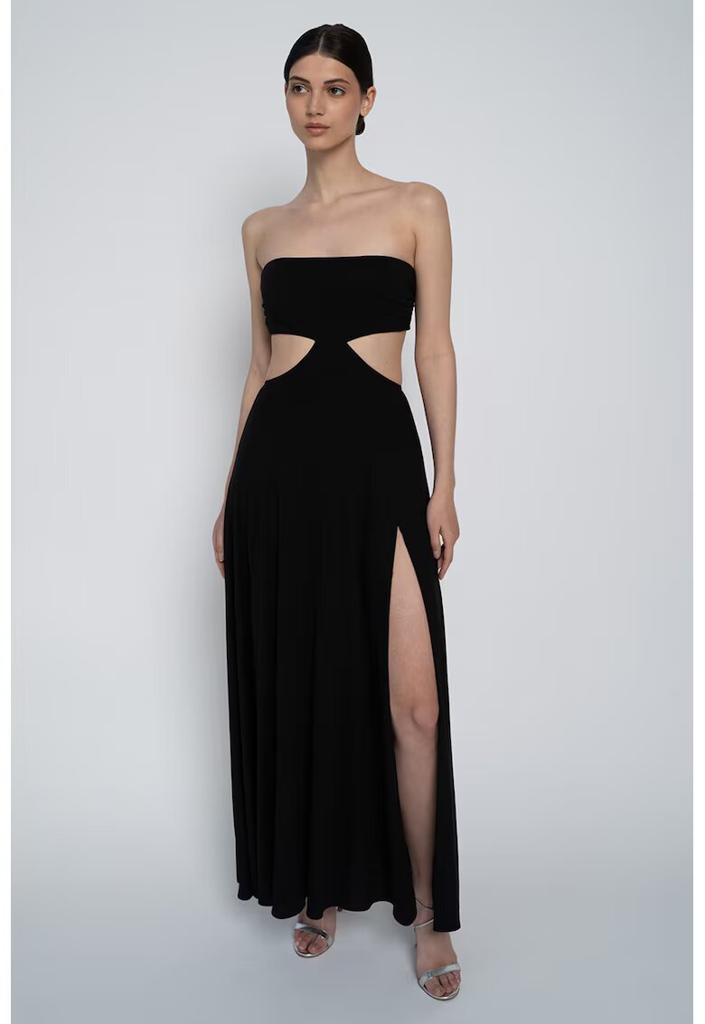 HELENE GALWAS Rochie cu decupaj in talie Gloria - Negru