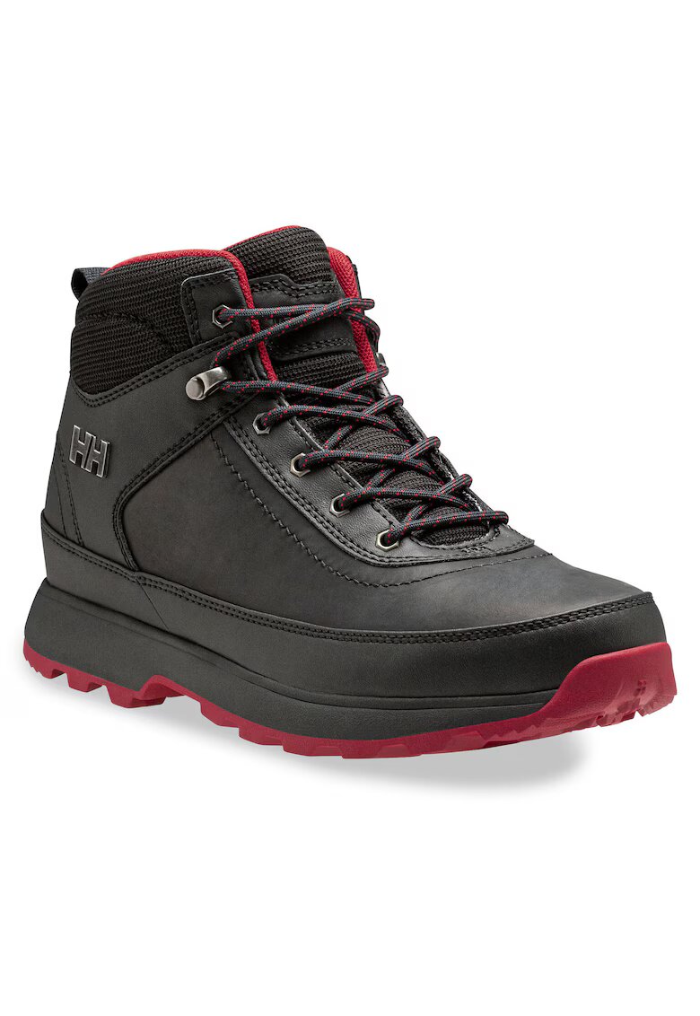 Helly Hansen Bocanci trekking barbati 12036 - Piele naturala - Negru - Negru