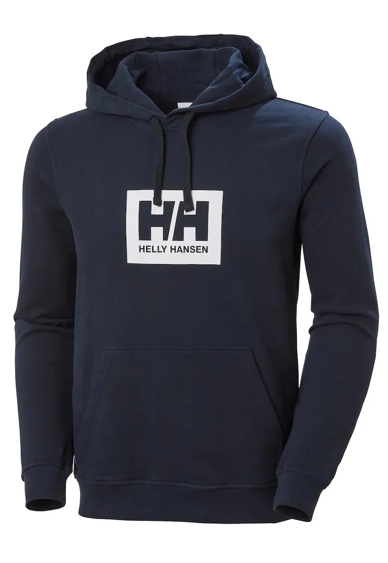 Helly Hansen Hanorac pentru barbati - Hh Box Hoodie - Negru - Bleumarin