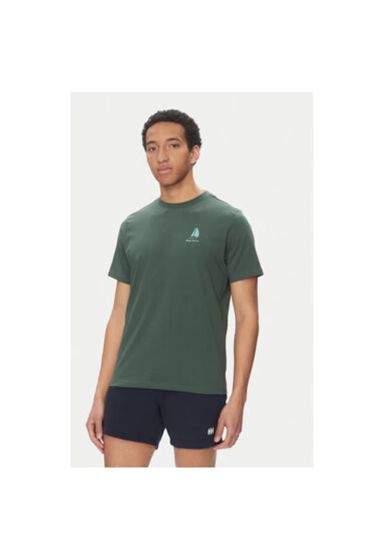 Helly Hansen Tricou barbati 54601 - Bumbac - Verde - Verde
