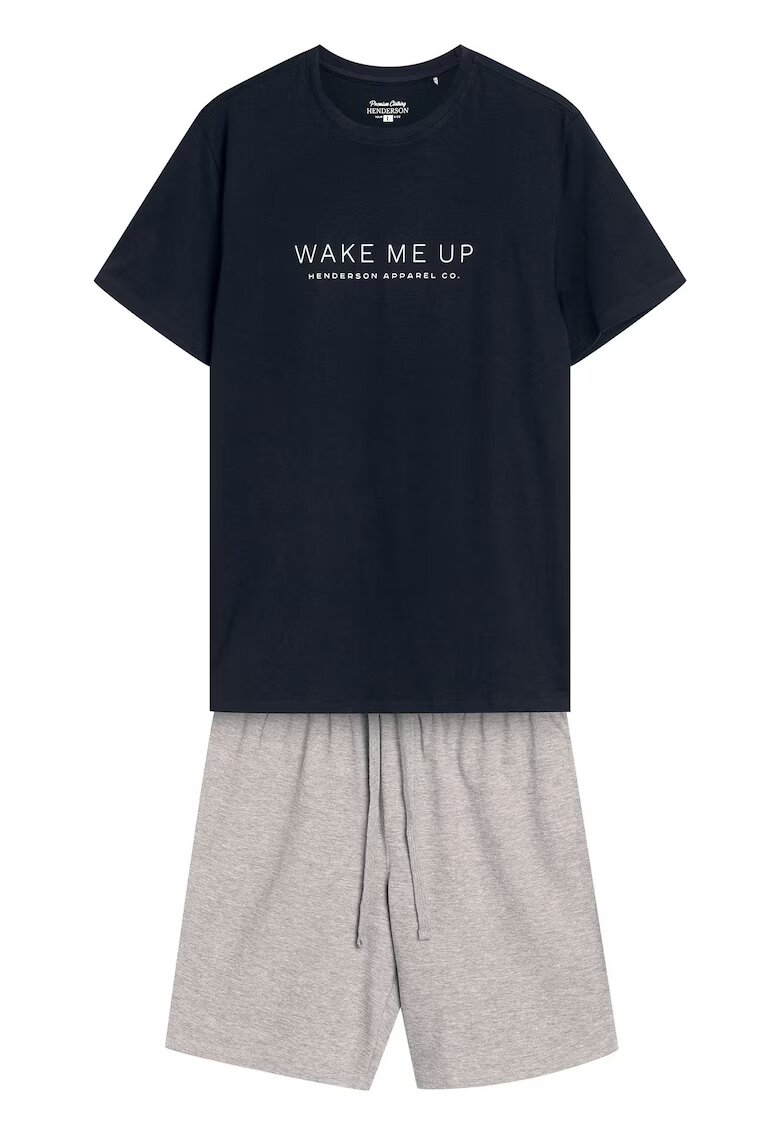 Henderson Pijama barbati Dare negru gri - Multicolor