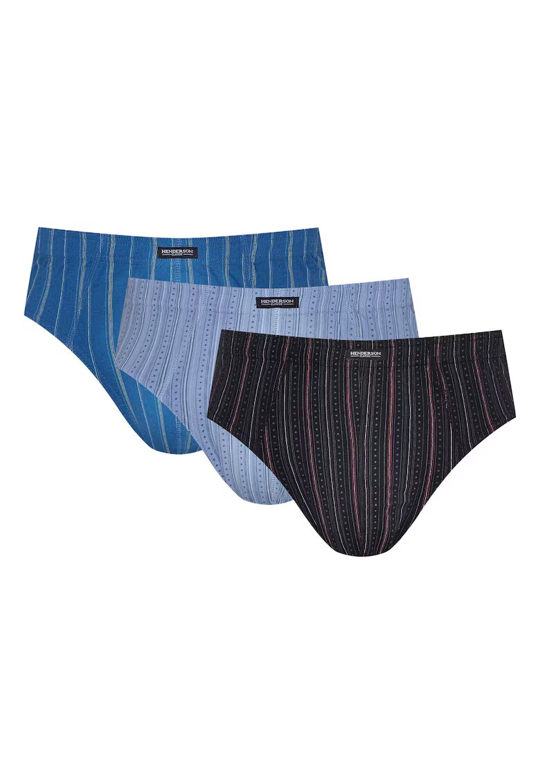 Henderson Set 3 perechi chiloti barbati CLASSIC - Bumbac - Multicolor