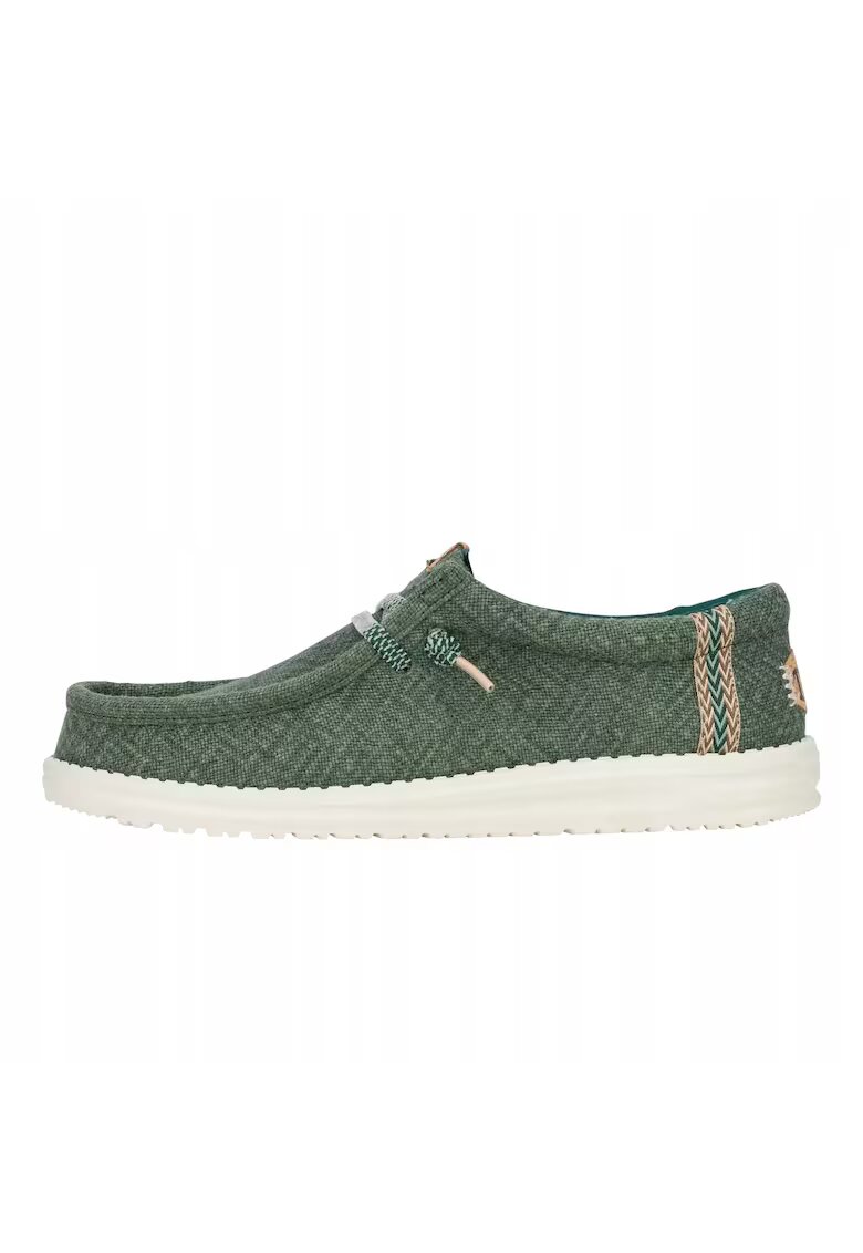 HEYDUDE Mocasini Barbati Spuma EVA - Wally Jute - Verde - Verde