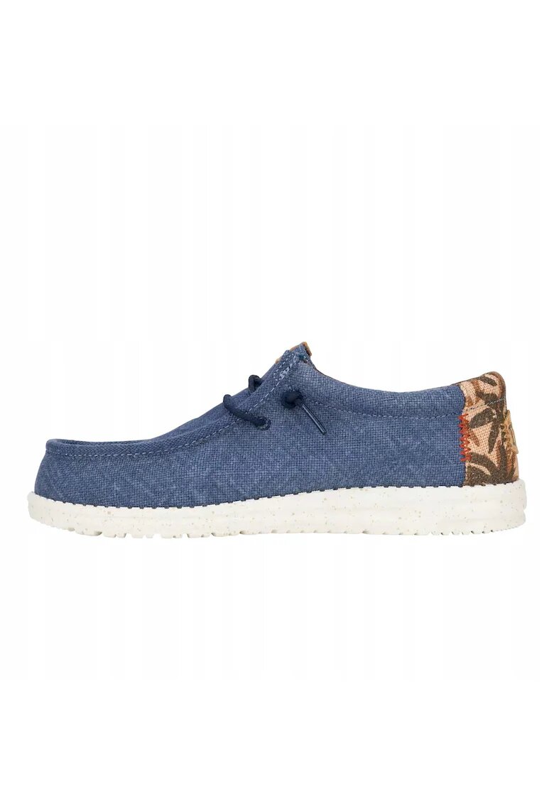 HEYDUDE Mocasini Barbati Spuma EVA - Wally Palm Jute - Albastru - Albastru