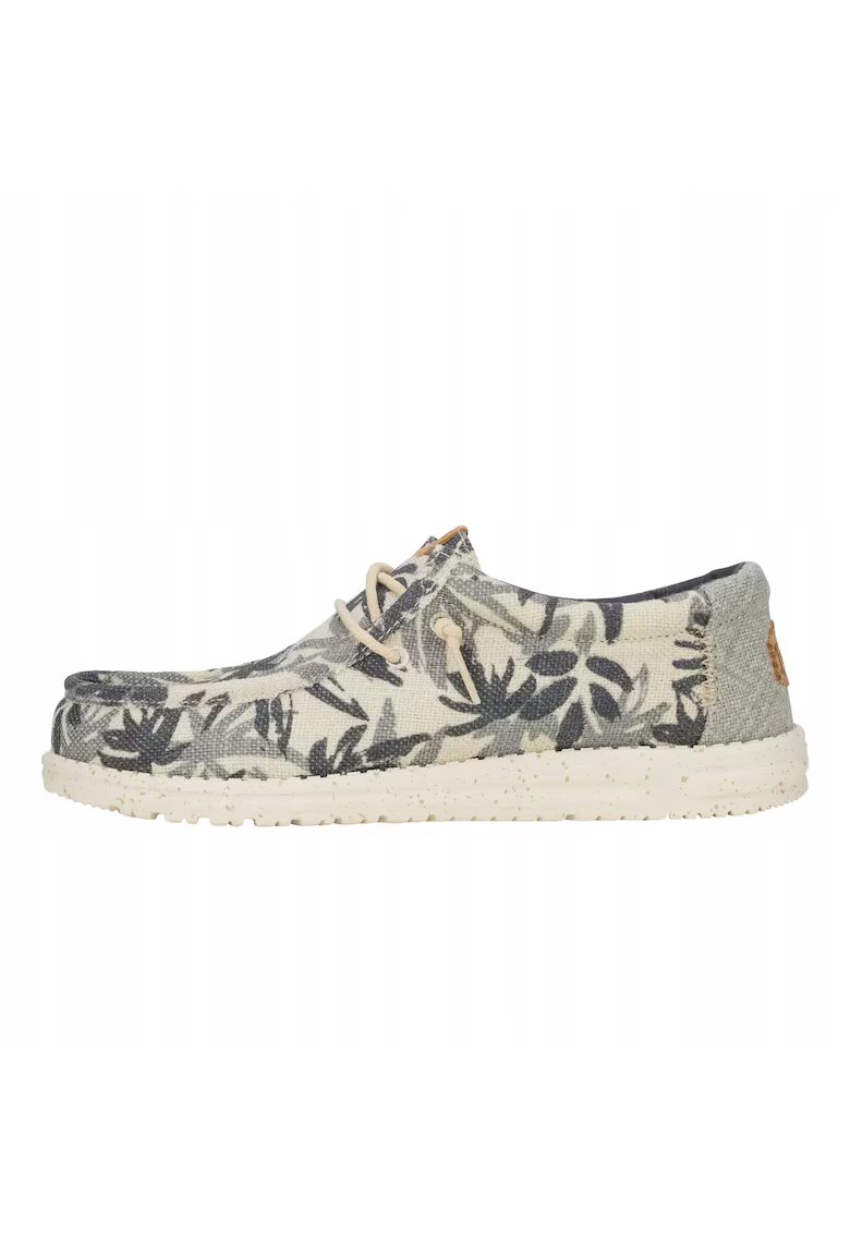 HEYDUDE Mocasini Barbati Spuma EVA - Wally Palm Jute - Gri - Gri