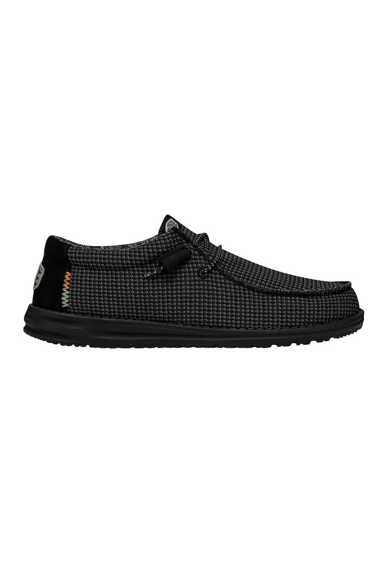 HEYDUDE Mocasini cu sireturi de ajustare Perfect - Negru