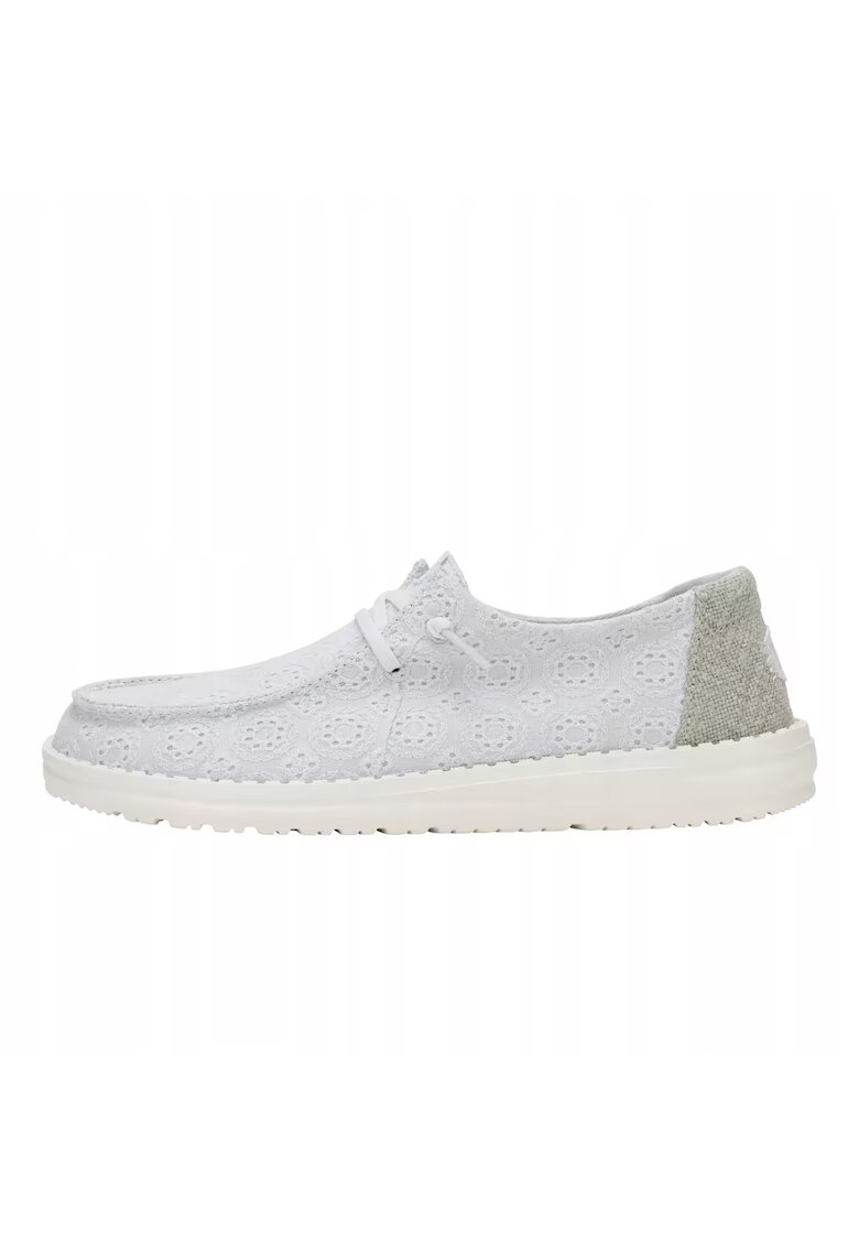 HEYDUDE Mocasini Femei Spuma EVA - Wendy Eyelet Lace - Albastru - Albastru