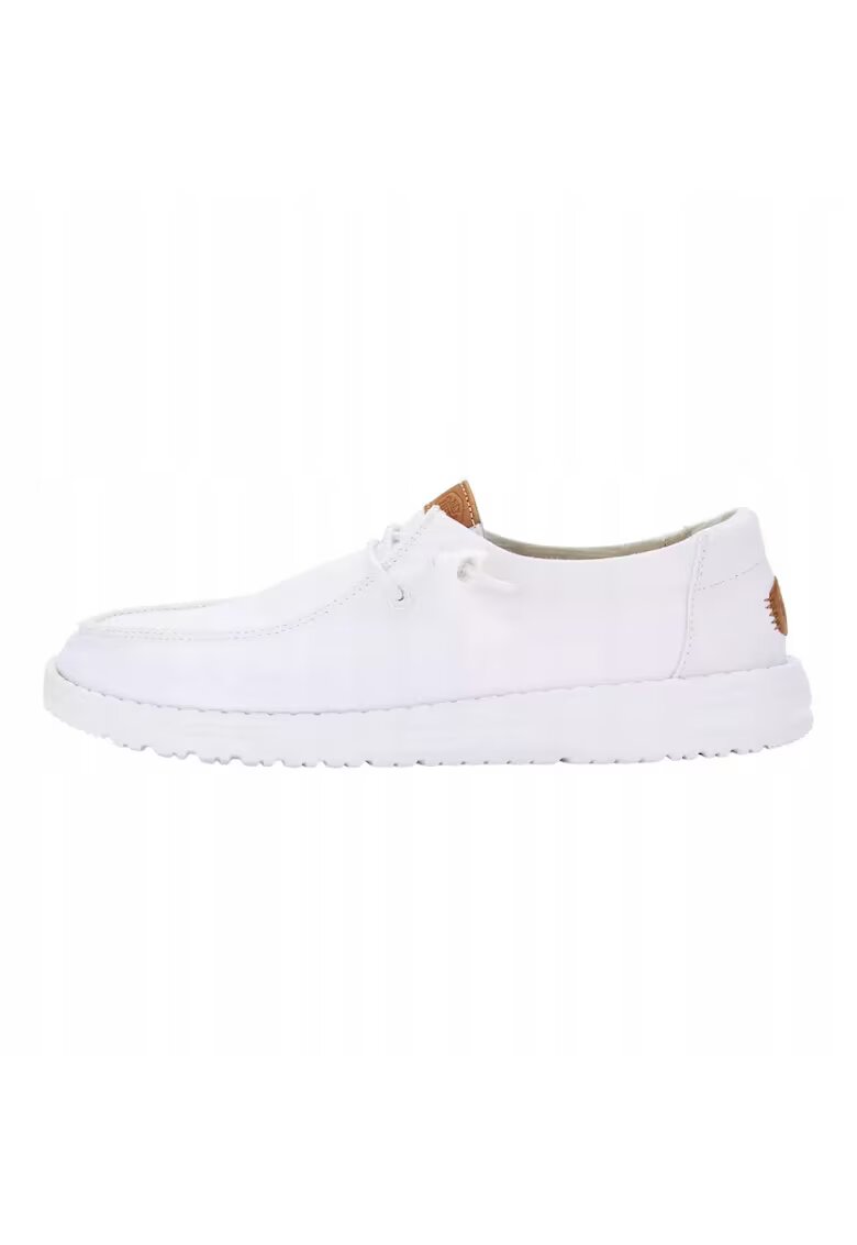HEYDUDE Mocasini Femei Spuma EVA - Wendy Stretch Canvas - Alb - Alb