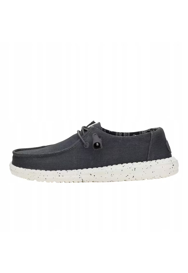 HEYDUDE Mocasini Femei Spuma EVA - Wendy Stretch Canvas - Negru - Negru