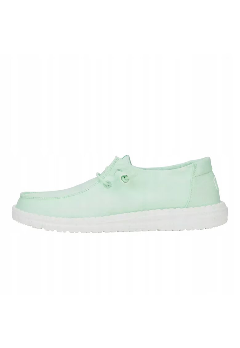 HEYDUDE Mocasini Femei Spuma EVA - Wendy Stretch Canvas - Verde - Verde