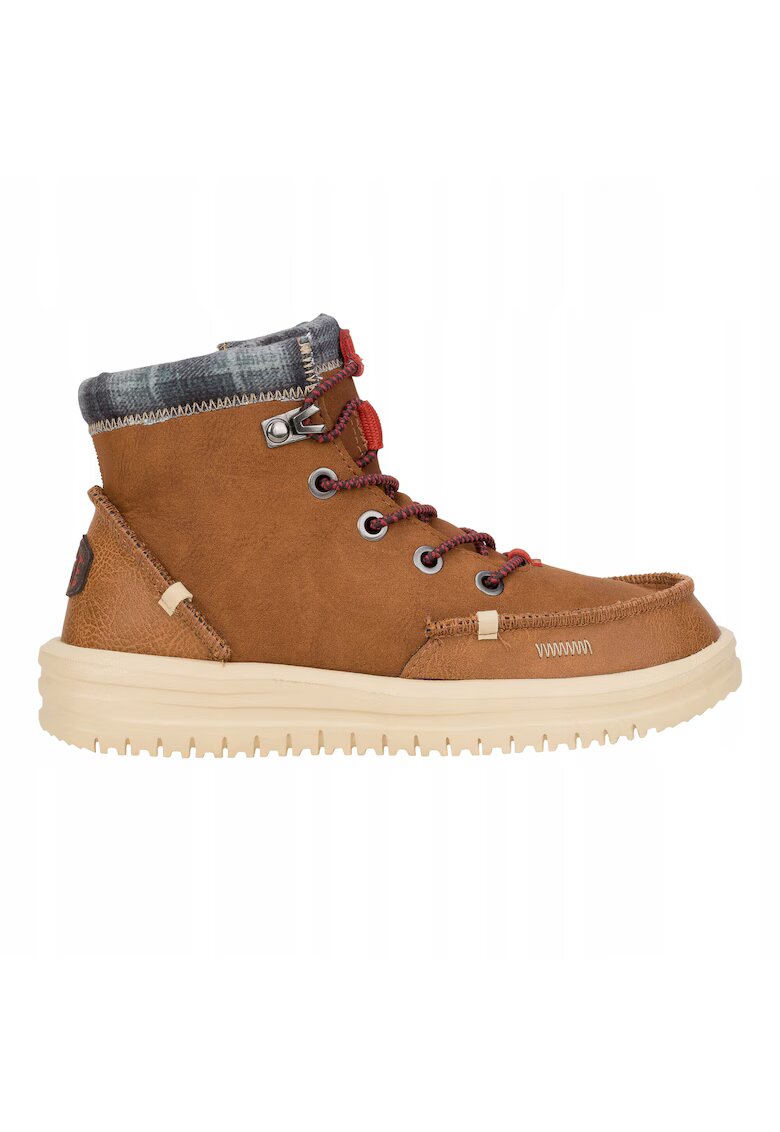 HEYDUDE Pantofi Copii Cizme Iarna Piele - Bradley Youth Classic - Maro -