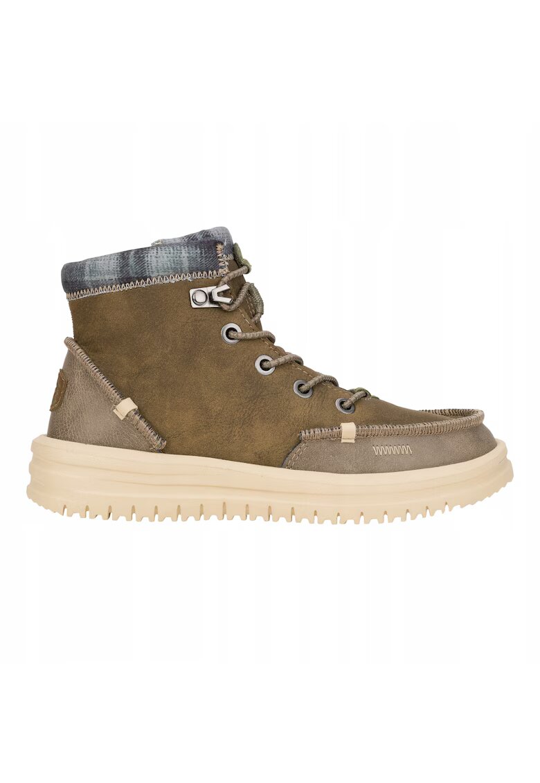 HEYDUDE Pantofi Copii Cizme Iarna Piele - Bradley Youth Classic - Maro - Maro
