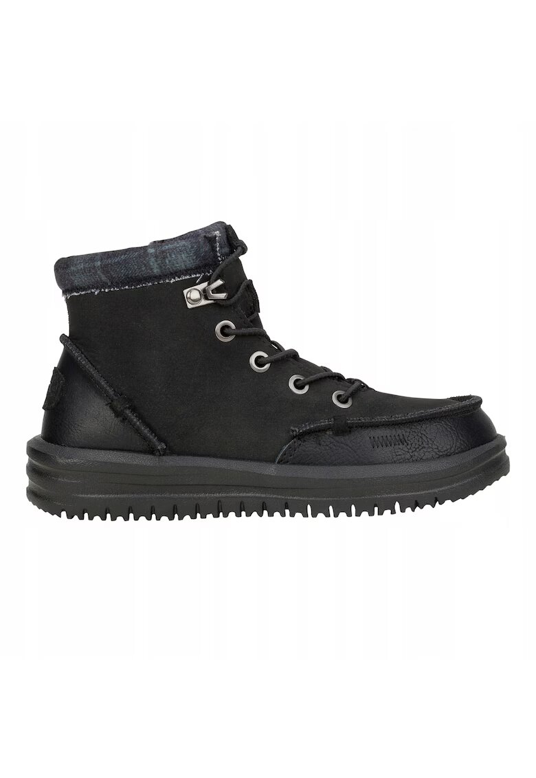 HEYDUDE Pantofi Copii Cizme Iarna Piele - Bradley Youth Classic - Negru - Negru