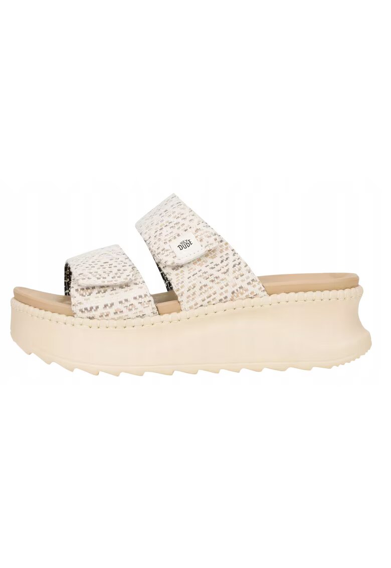 HEYDUDE Slapi Femei Flatform Spuma EVA - Delray Slide Surf Baja - Bej - Bej