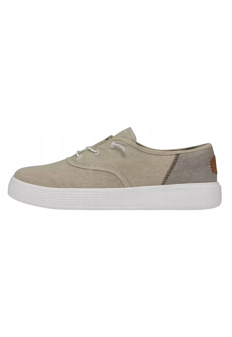 HEYDUDE Tenisi Femei Spuma EVA - Conway Craft Linen - Alb - Alb