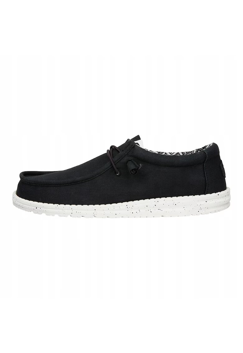 HEYDUDE WALLY STRETCH CANVAS 40700 - Negru