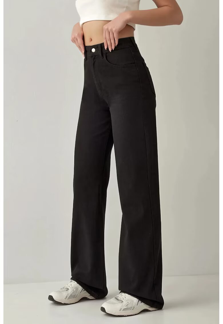 HiCCUP Blugi dama denim - Negru