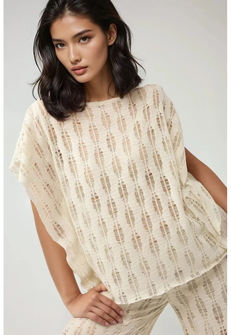 HiCCUP Bluza dama - Colectia Pika - bej - tricot