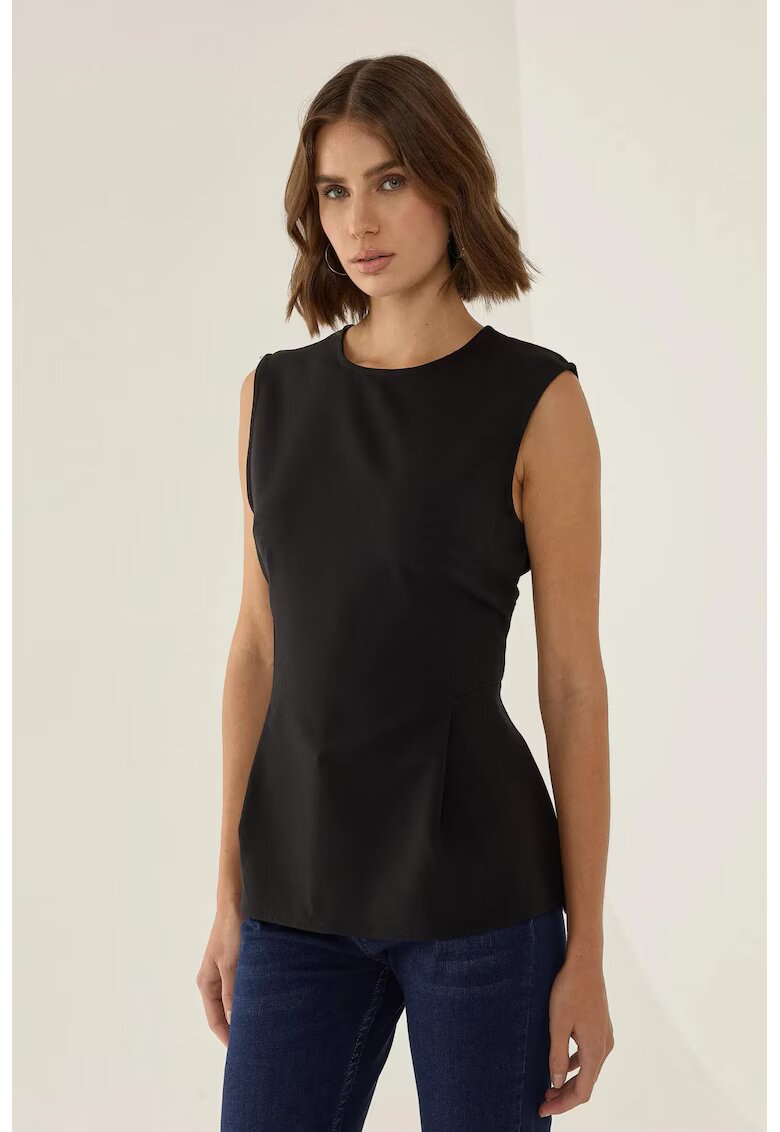 HiCCUP Bluza slim fit la baza gatului