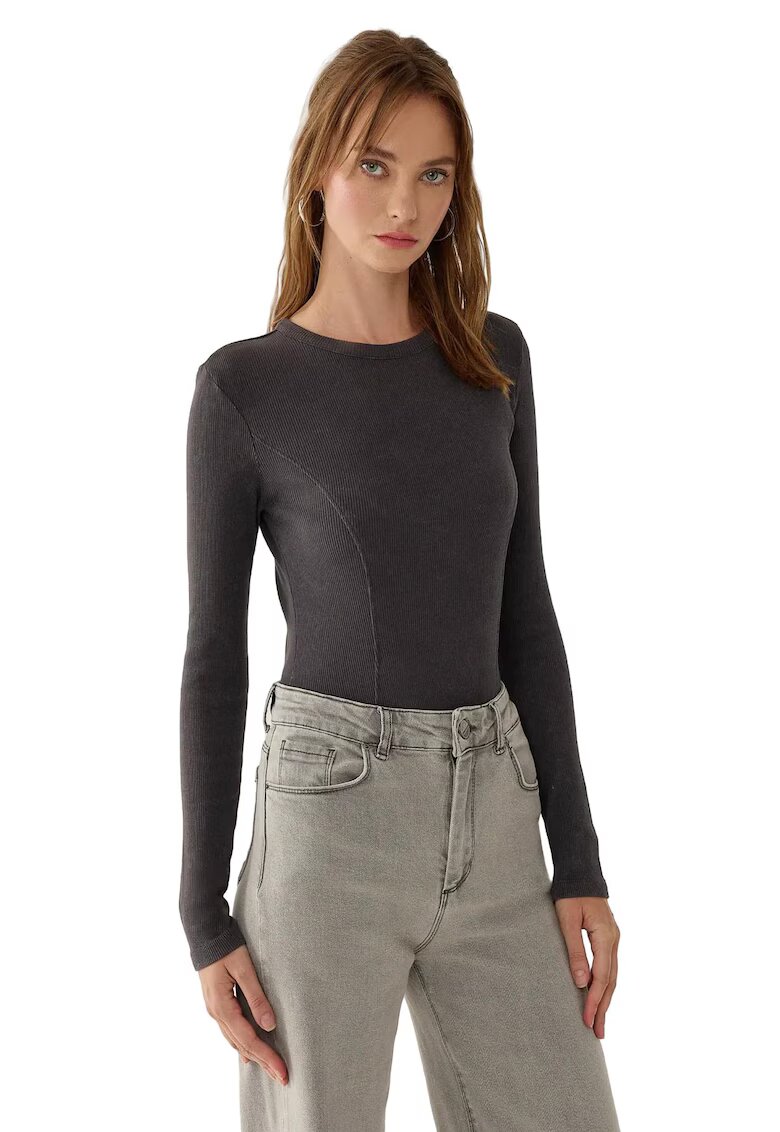 HiCCUP Body dama - Slim - Poliester/Elastan - Gri