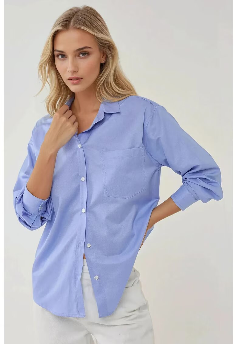HiCCUP Camasa dama textil - albastru