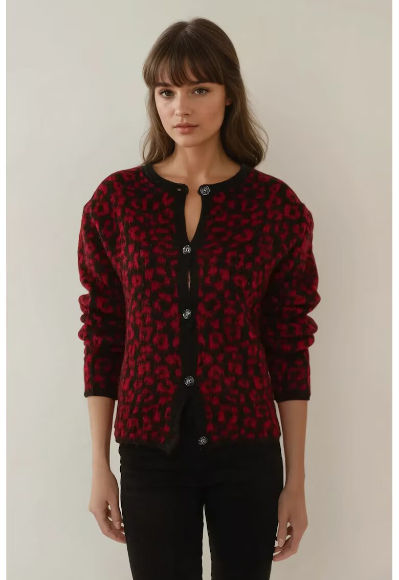 HiCCUP Cardigan cu animal print
