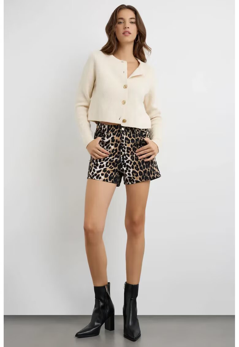 HiCCUP Cardigan tricotat cu nasturi - natural - tricot - Bronz
