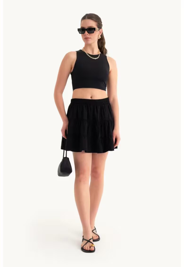 HiCCUP Fusta mini - Negru