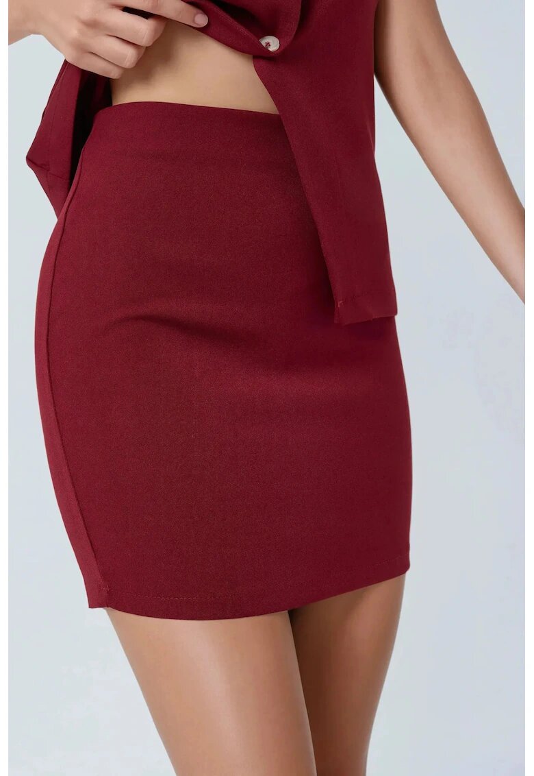 HiCCUP Fusta mini slim dama elastan/poliester - visiniu
