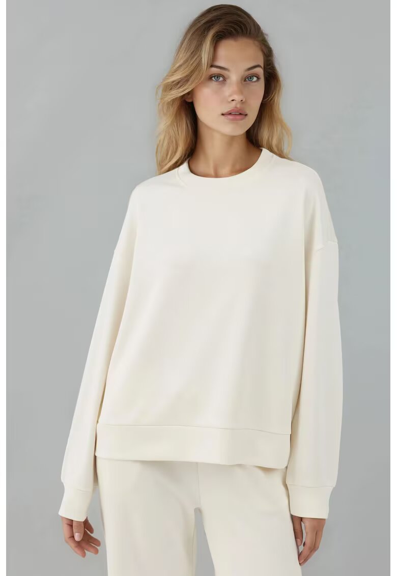 HiCCUP Hanorac dama - Basic - ecru - textil