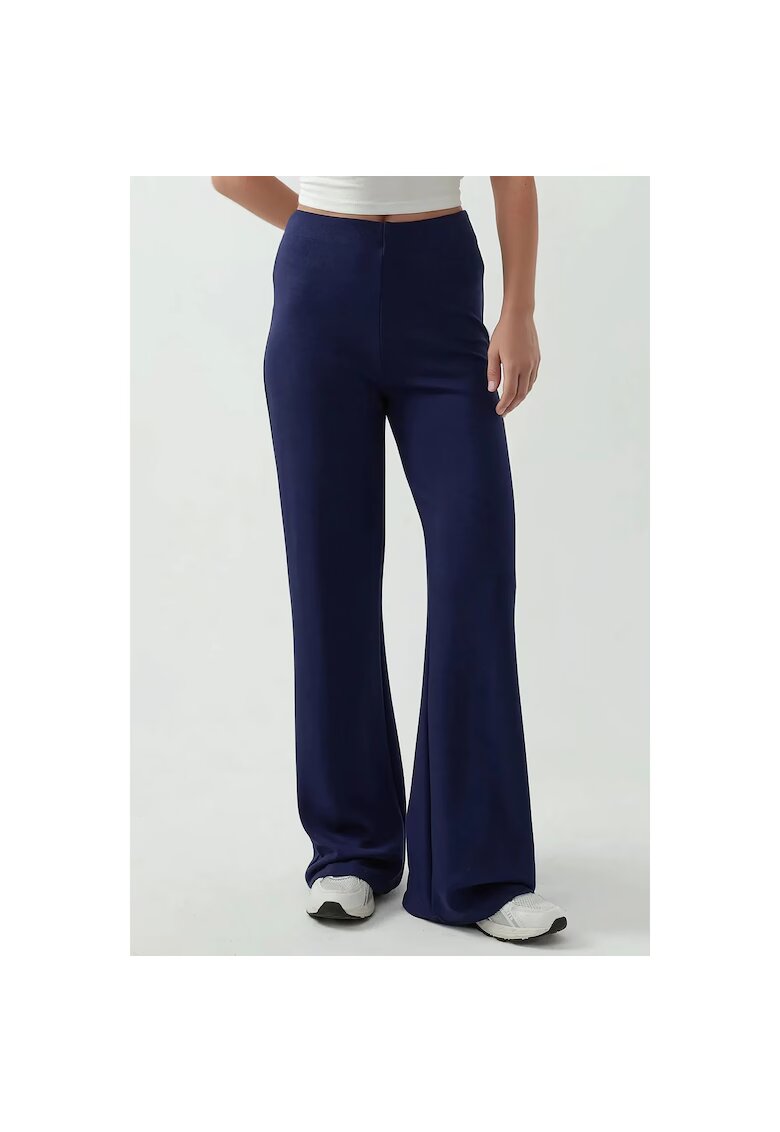 HiCCUP Pantaloni sport dama - trening - croiala dreapta - bleumarin - textil