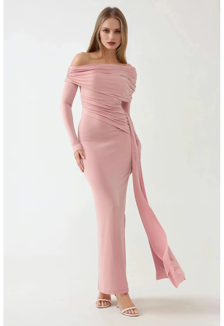 HiCCUP Rochie maxi - roz - tul