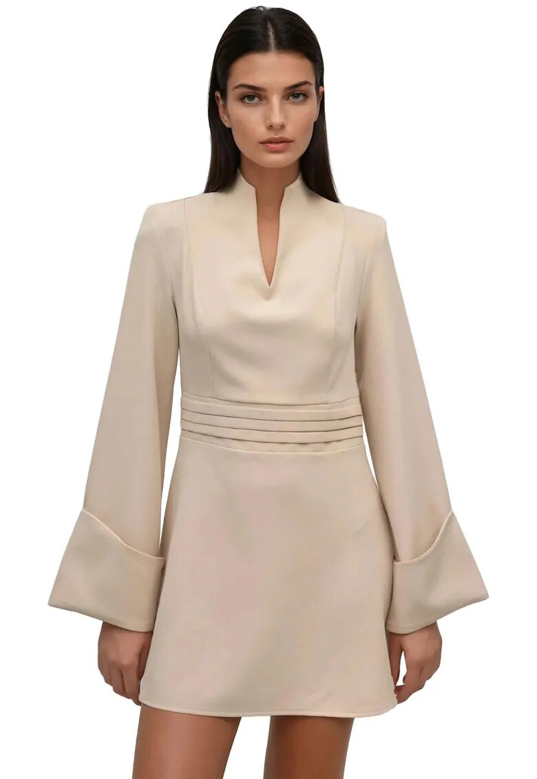 HiCCUP Rochie mini eleganta - Bej