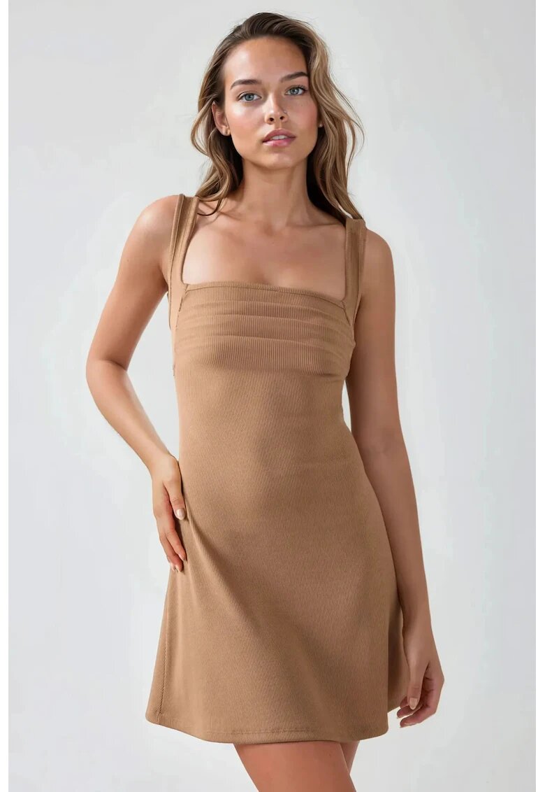 HiCCUP Rochie mini - Maro - Poliester/Elastan