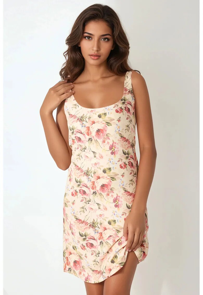 HiCCUP Rochie mini - mulata - cu imprimeu - multicolor - textil