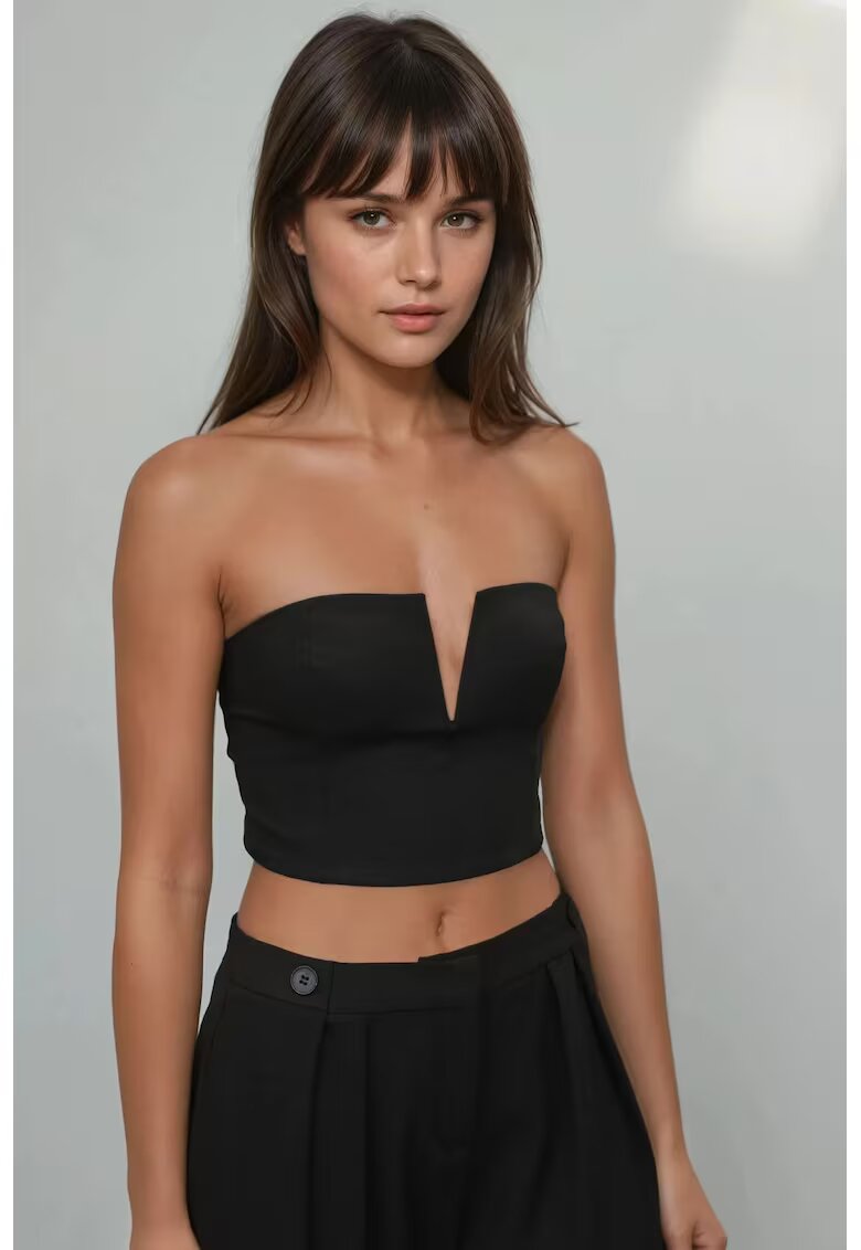 HiCCUP Top crop cu decupaj in V