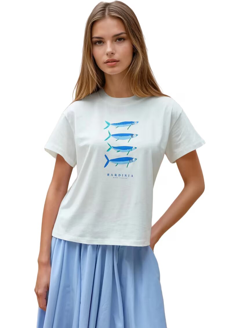 HiCCUP Tricou dama cu imprimeu