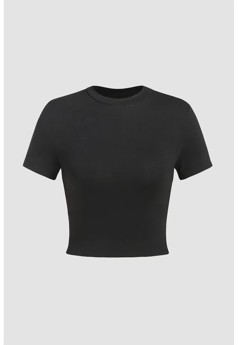 HiCCUP Tricou dama - Slim Fit - poliester/viscoza/elastan - negru