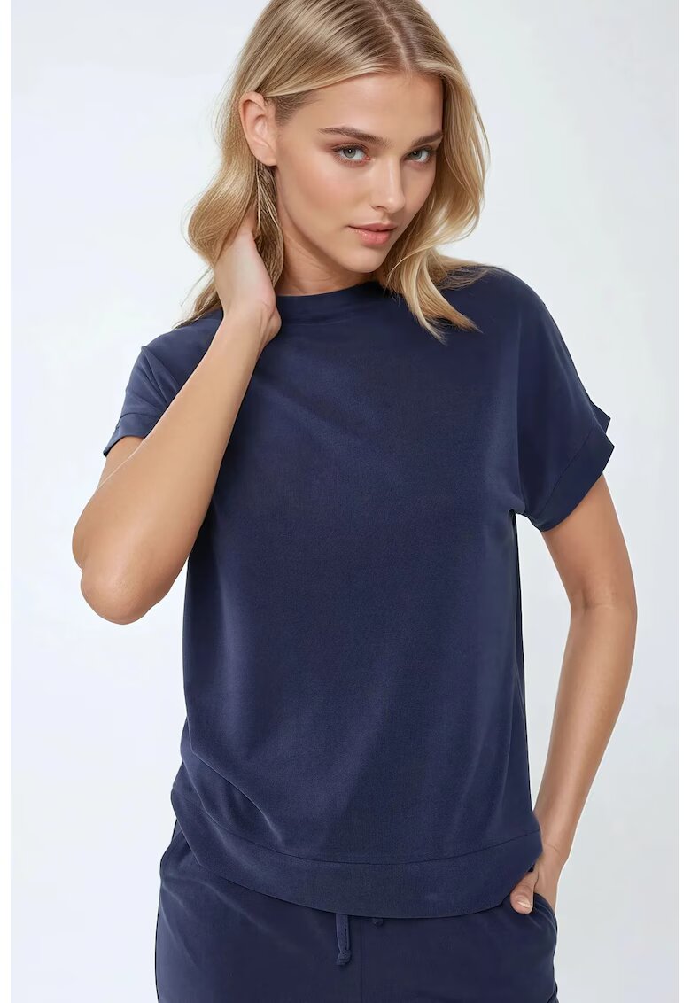 HiCCUP Tricou dama Soft Touch Basic - maneca scurta - bleumarin - modal/poliester