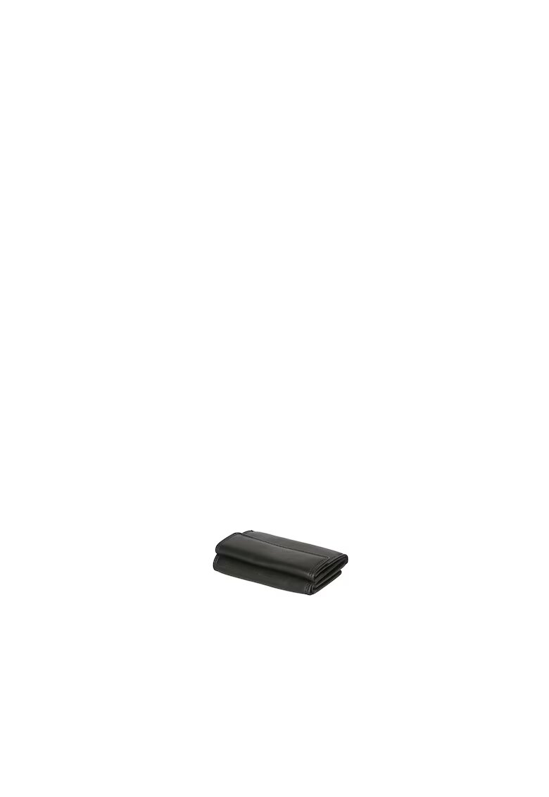 Hill Burry Portofel unisex de piele - Negru