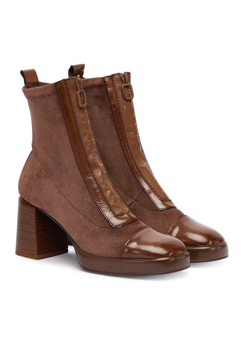 Hispanitas Botine dama - Avellana C002 - Maro - Textil