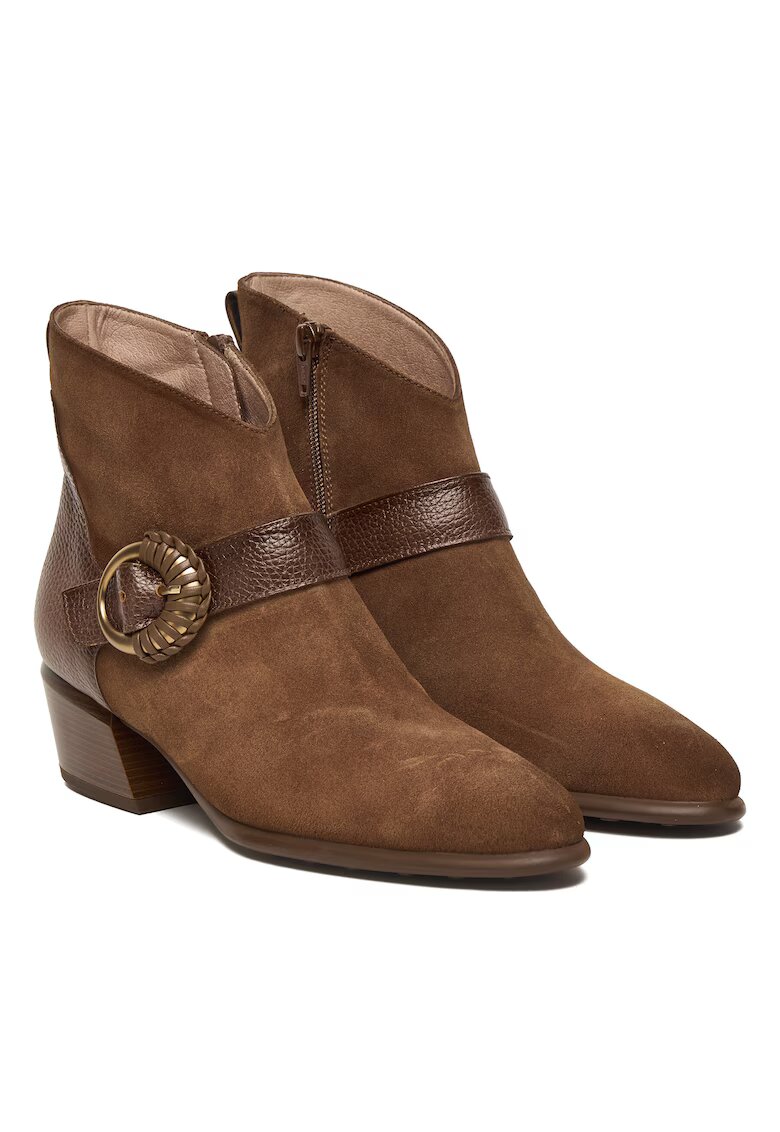 Hispanitas Botine dama C007 PHI254256 - Piele naturala - Maro