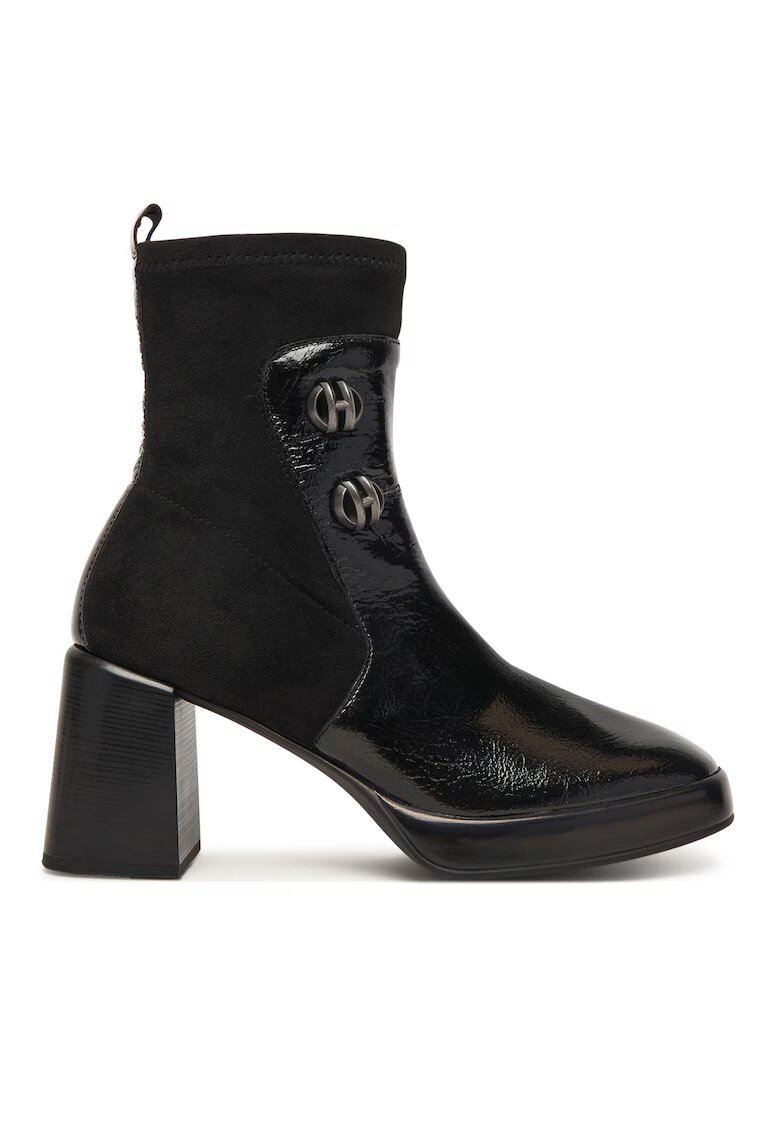 Hispanitas Botine dama HI254228 - piele naturala - negru