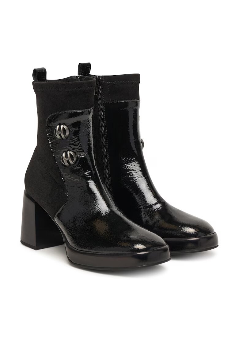 Hispanitas Botine dama HI254228 - Piele naturala - Negru