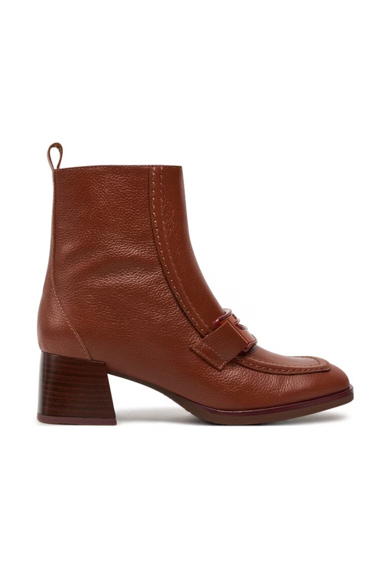 Hispanitas Botine HI243582 Maro - Piele lacuita