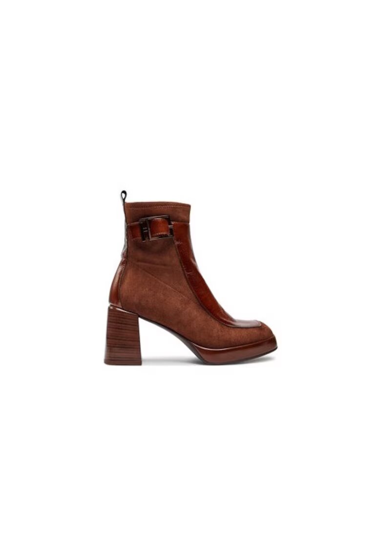 Hispanitas Ghete dama 304400674 - Piele naturala - Maro - Maro