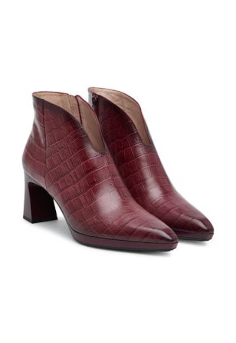 Hispanitas Pantofi dama 305492807 - Piele naturala - Visiniu -