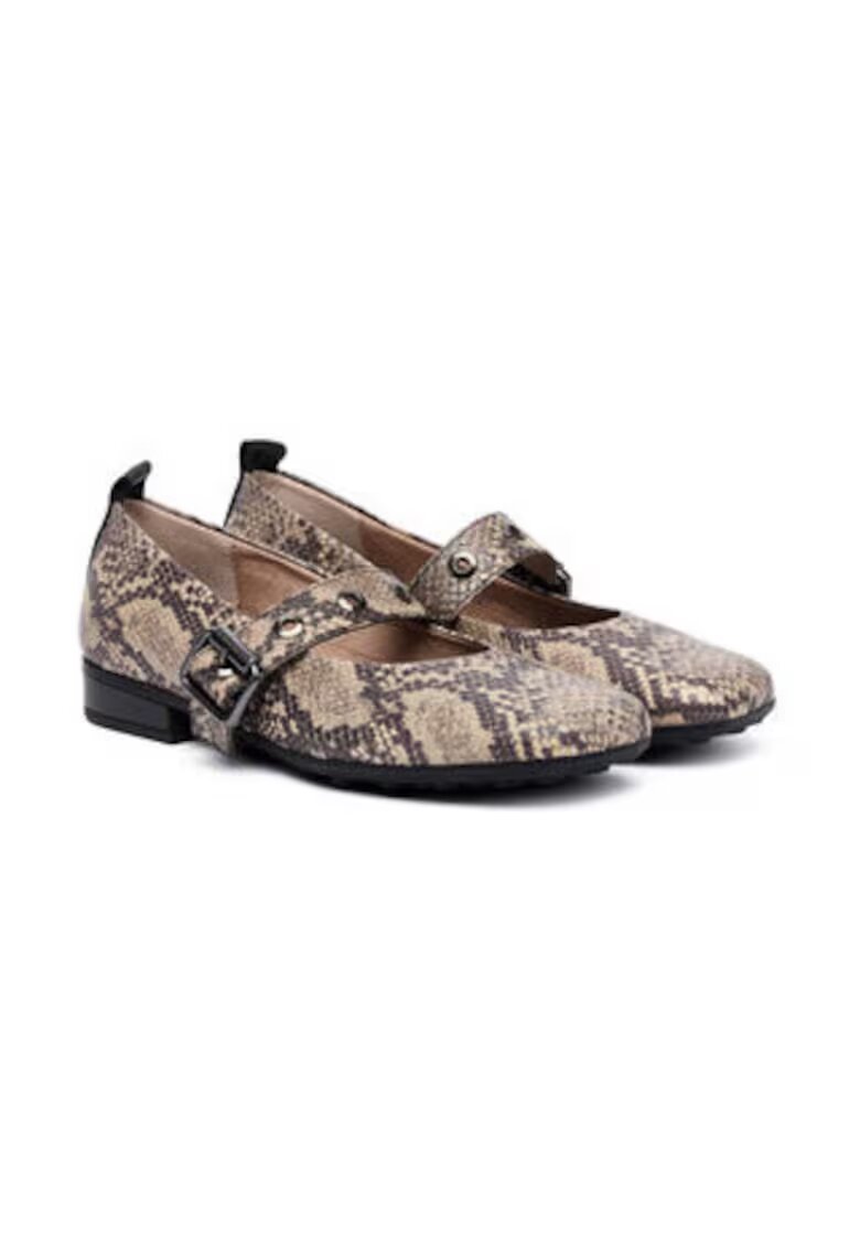 Hispanitas Pantofi dama multicolor - Negru/Bej