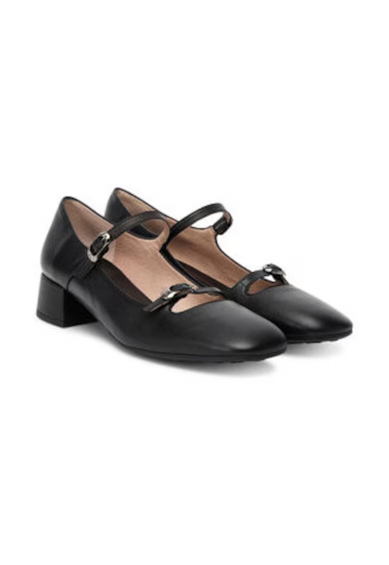 Hispanitas Pantofi dama - piele naturala - negru - toc