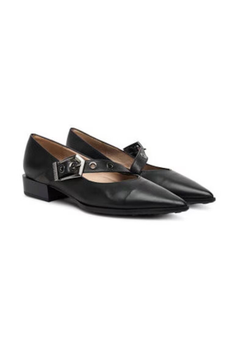 Hispanitas Pantofi de dama din piele naturala - Negru